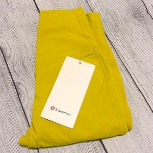 Lululemon Align HR High-Rise 28”Yellow Pear